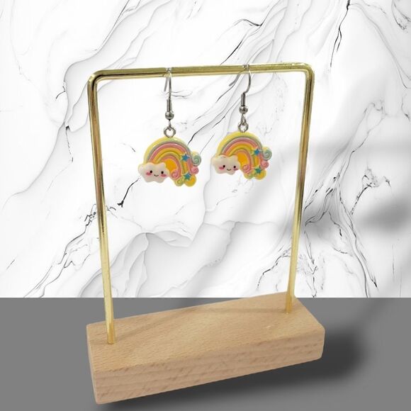 🌈Smiling Rainbow Earrings🌈(2-A010-E)-Jewelry for Women - Picture 4 of 6